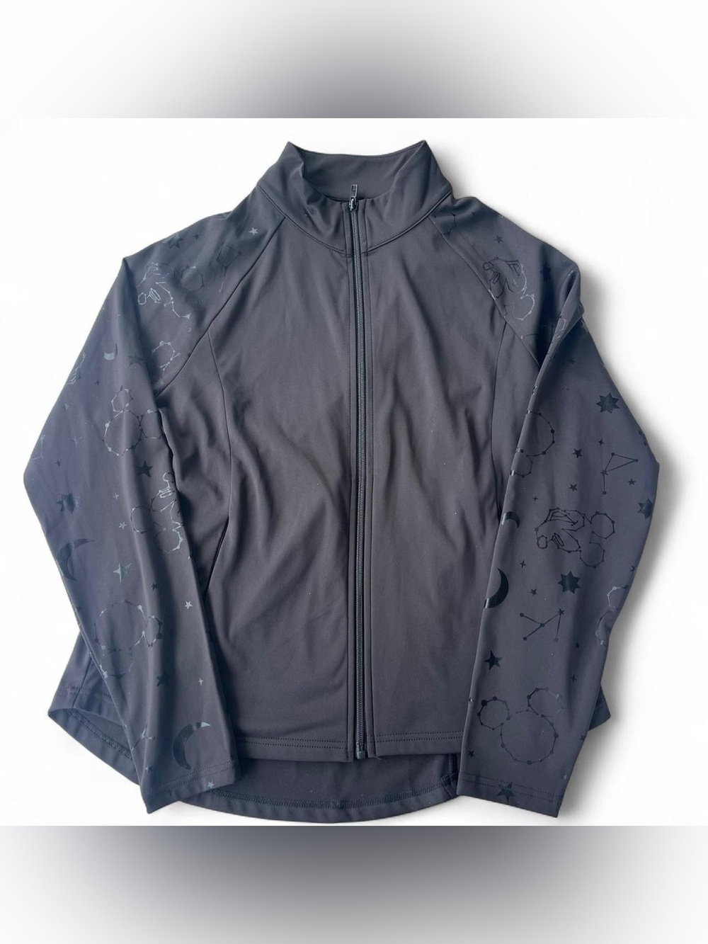 Disney Celestial Mickey Mouse Full Zip Jacket Size L Soft Athletic Jacket